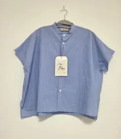 ストライプ　シャツ　ブルー　ロニースコッツ