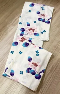 美品 大人浴衣 藤圭 紫陽花 フリーサイズ