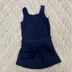 専用ページ購入不可　未使用　女の子用ネイビースクール水着セット