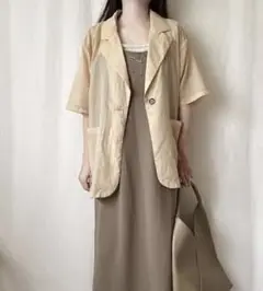 美品 しまむら シアージャケット L