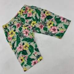 VENCE EXCHANGE ハーフパンツ ボタニ カル柄 トロピカル花柄