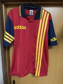 スペイン代表　レトロ　アディダス　adidas　ポロシャツ　ユニフォーム　M-L