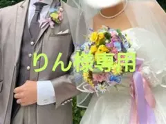 ブーケ ブートニア ヘッドドレスの3点セット