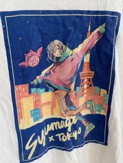 Syumagi x Tokyo イラスト長袖カットソー