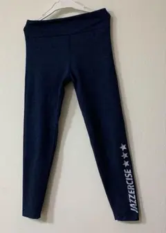 ジャザサイズ JAZZERCISE ネイビー　星柄　レギンス　Sサイズ