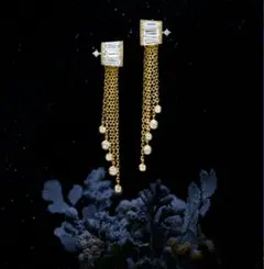 agate 2021年 限定 WINTER Limited ピアス K18