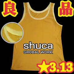 Shuka GROBAL WORK タンクトップ イエロー L