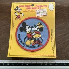 ミッキーマウス ミニーマウス 刺繍パッチ②ディズニー ワッペン アップリケ