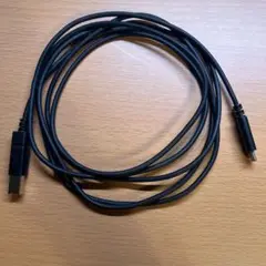 USB C-Bケーブル 2m 黒 プリンターケーブル