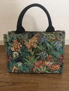 美品❣️koe❤️ジャガードアニマル柄トートバッグ