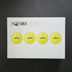 HONMA D1 イエローボール 12個セット（本間ゴルフ）ゴルフボール