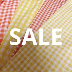 SALE オレンジ　イエロー　セット　メッシュ生地