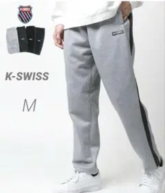 【ケースイス】ジャージパンツ ルームパンツ 裏起毛 ワッペン ウエストゴム M