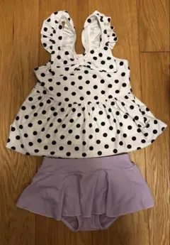 ★グローバルワーク★水玉模様セパレート水着 130サイズ