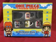 ONE PIECEワンピース デミタスマグ ハンコック/キッド/ロー/ミホーク