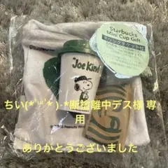 Starbucks スヌーピー PEANUTSミニカップギフト