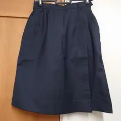 スカートキュロット　ストライプ 事務服　作業服　スカート　キュロット