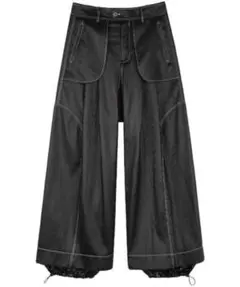 NUTEMPEROR /WIDE PU LEATHER PANTS