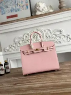 ピンク ハンドバッグ 中型