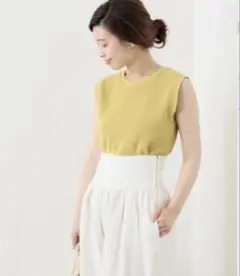 JOURNAL STANDARD イエロー ノースリーブ トップス