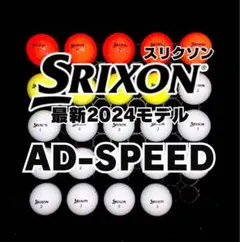 5※最新2024モデル スリクソン AD-SPEED 24球ロストボール