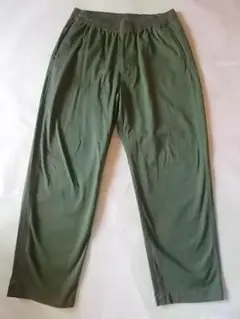 UNIQLO コットンリラックスアンクルパンツ オリーブ M ユニクロ