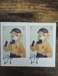 にじさんじ　鏑木ろこ　チェキ　読書の秋2023　2枚