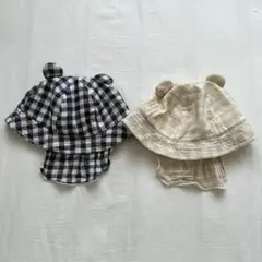ベビー帽子 50cm 2枚セット