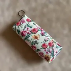花柄ポーチ