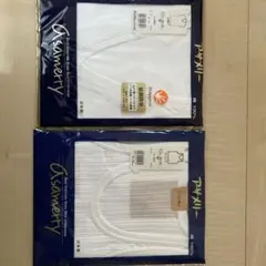 ホワイト Tシャツ 2枚セット