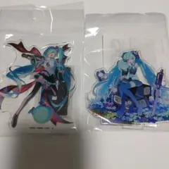 未開封 初音ミク ガンダム アクリルスタンド2種セット