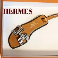 【新品未使用】HERMESエルメス オランナノ リザード 希少 バッグチャーム