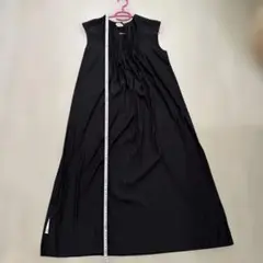 シップス　ロングワンピース　夏　黒　インナー付き　新品未使用　タグ付き