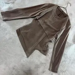 LIMEMALA 長袖トップス サイズ9（M相当）モスグリーン ✨良品✨