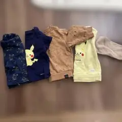 モンポケ　トレーナー　80 90 Tシャツ　ズボン　４点セット　まとめ買い