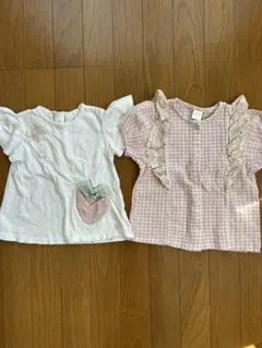 【お値下げ♡】futafuta ブラウス　カットソー　Ｔシャツ　いちご柄