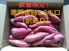 さつまいも鳴門金時2.5kg(訳あり)
