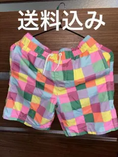 カラフルチェック サーフパンツ
