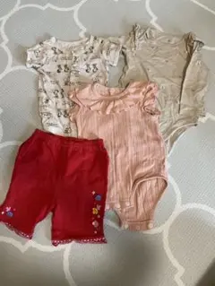 ロンパース・ショートパンツセット