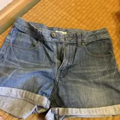 デニムブルー 半ズボン S
