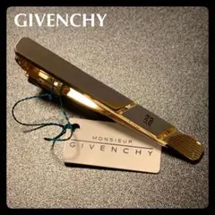 GIVENCHY ジバンシー シルバー ゴールド タイピン ロゴ タグ付き