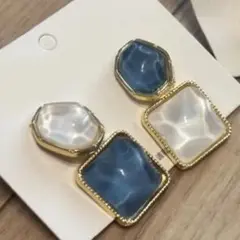 【ピアス】 水面 海 ピアス 宝石 ジュエリー 風