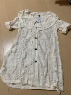 花柄 白 ワンピース Gipsyblue M