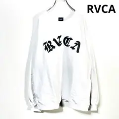 RVCA ルーカ スウェット アーチ ロゴ 白 ホワイト L d983