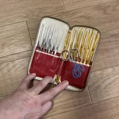 かぎ針セットと針のセット