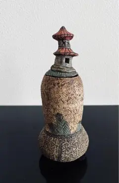 脇山さとみ　オブジェ　花器　「塔」　茶道具 2025年最新】脇山さとみの人気アイテム - メルカリ