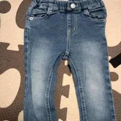 デニムブルー スキニーパンツ 95cm
