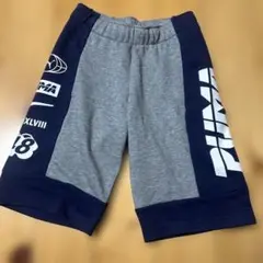 PUMA ハーフパンツ グレー/ネイビー
