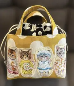 コヤンイサムチョン　おやすみお友達　ミニ巾着バッグ