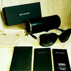 新品 ブルガリ サングラス ブランド ラインストーン レディース Gackt